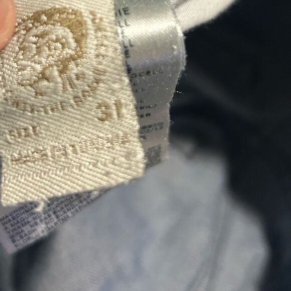 Diesel Jeans Larkee 31x32 Blue Denim Regular Fit Straight Leg Mens Jeans - Picture 12 of 16